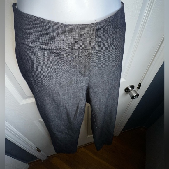 Loft Women’s Size 4 Blue Dot Marisa Trouser Dress Pants Flat Straight Leg S - Picture 6 of 14